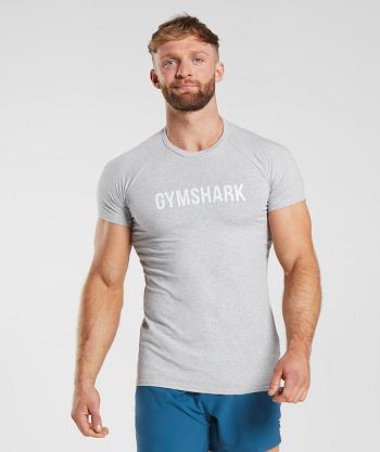 Gymshark Apollo Muške T Shirts Svijetlo Sive | HR 2432EBC